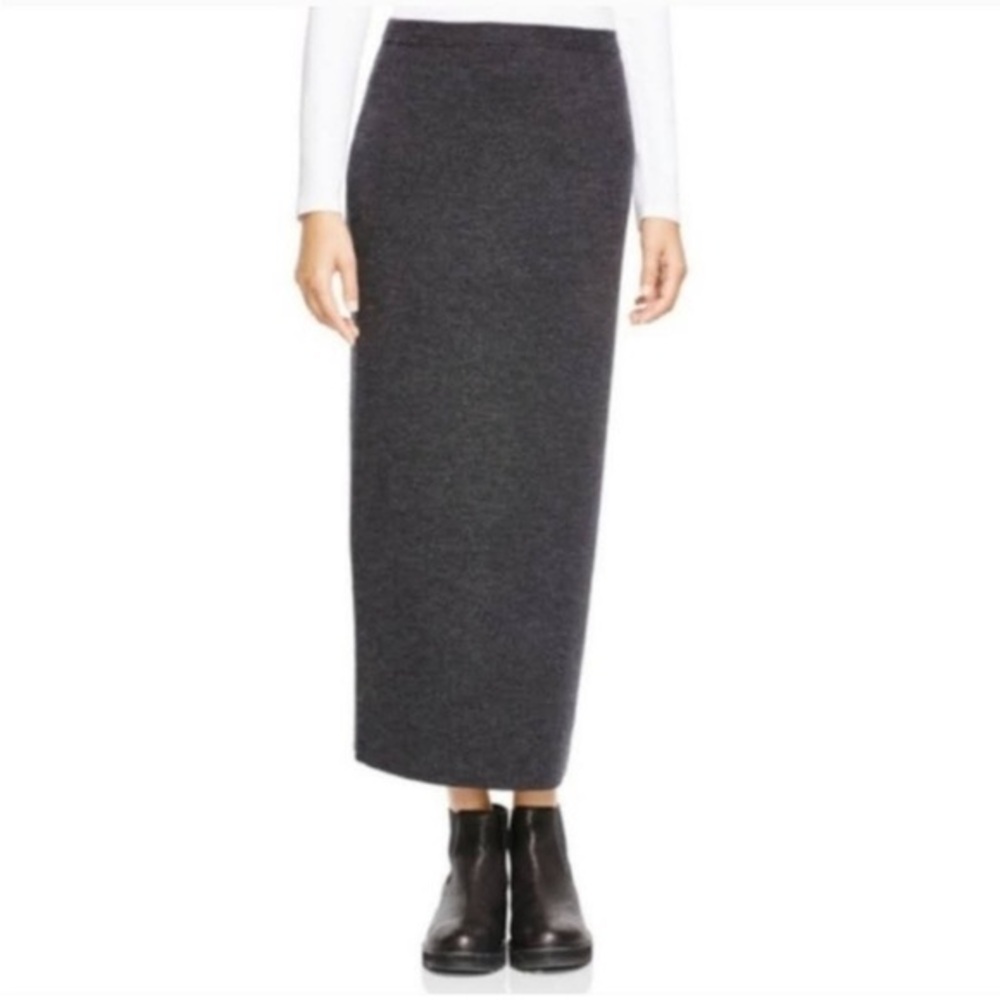 Eileen Fisher Charcoal Gray Maxi Skirt